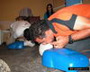 Tit.: Oreja y Juan a pleno ;) - Lugar: Vuelo Libre Hostel - Autor: Ale Spitznagel