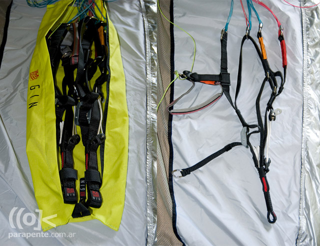 Bandas de parapente para paramotor con trim